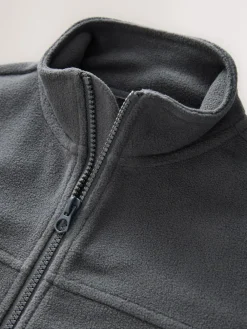 Online Next Zip-Up Fleece Jacket With Pockets (3-16yrs) Grey