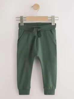 Sale Next Grey/Black/Green Skinny Fit Joggers 5 Pack (3mths-7yrs)