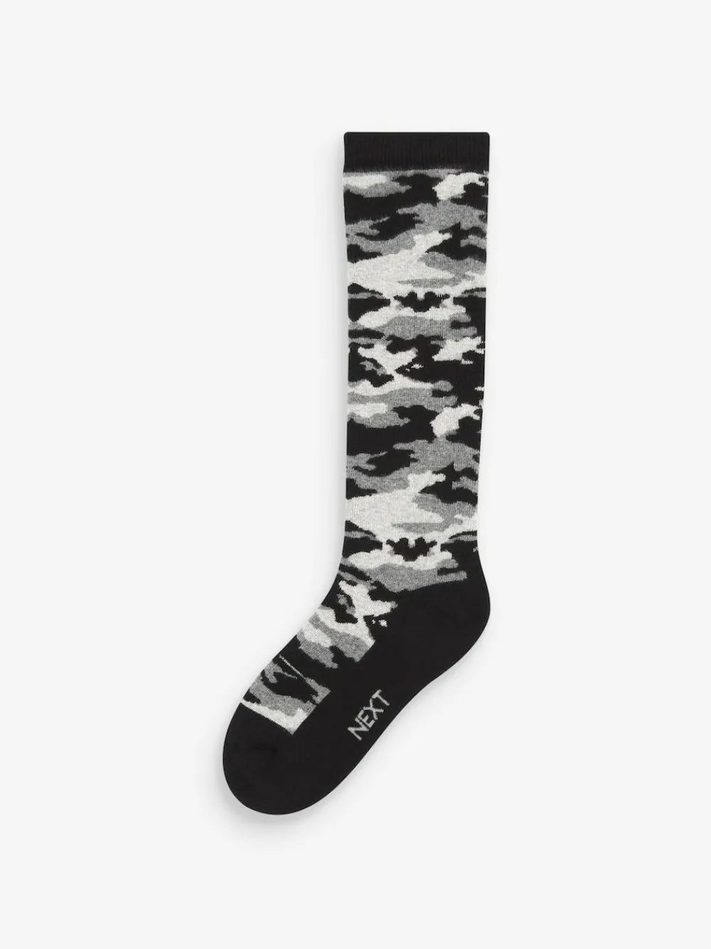 Next Grey/Blue Camouflage Welly Socks 2 Pack^BOY Socks