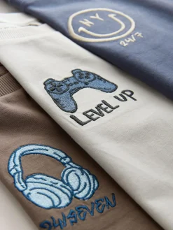 Next Graphic Long Sleeve T-Shirts 3 Pack (3-16yrs)^BOY T-Shirts