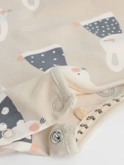 Discount Next Grey/Cream Character Long Sleeve Top And Leggings Set 6 Piece (0mths-3yrs)