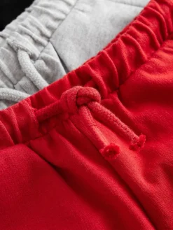 Sale Next Jersey Shorts 5 Pack (3mths-7yrs) Grey/Navy Blue/Red