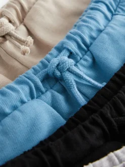 Sale Next Jersey Shorts 5 Pack (3mths-7yrs) Grey/Navy Blue/Red