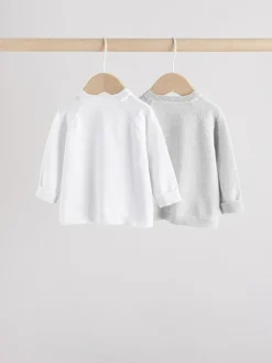 Sale Next Grey/White Grey and White 2pk Knitted Baby Cardigan