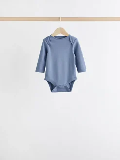 Next Grey/White Long Sleeve Bodysuits 5 Pack^BOY Bodysuits & Vests|Vests