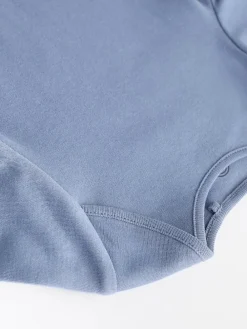 Next Grey/White Long Sleeve Bodysuits 5 Pack^BOY Bodysuits & Vests|Vests