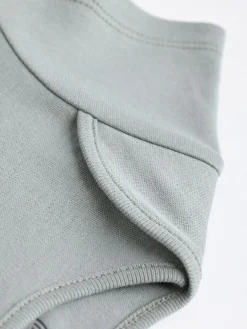 Next Grey/White Short Sleeve Bodysuits 5 Pack^BOY Bodysuits & Vests|Vests