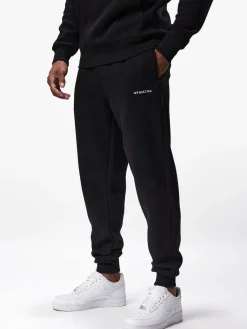 Gym King Black Linear Fundamental Joggers