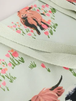 Next Hamish Highland Cow Cotton Shopper Bag^Women Bags