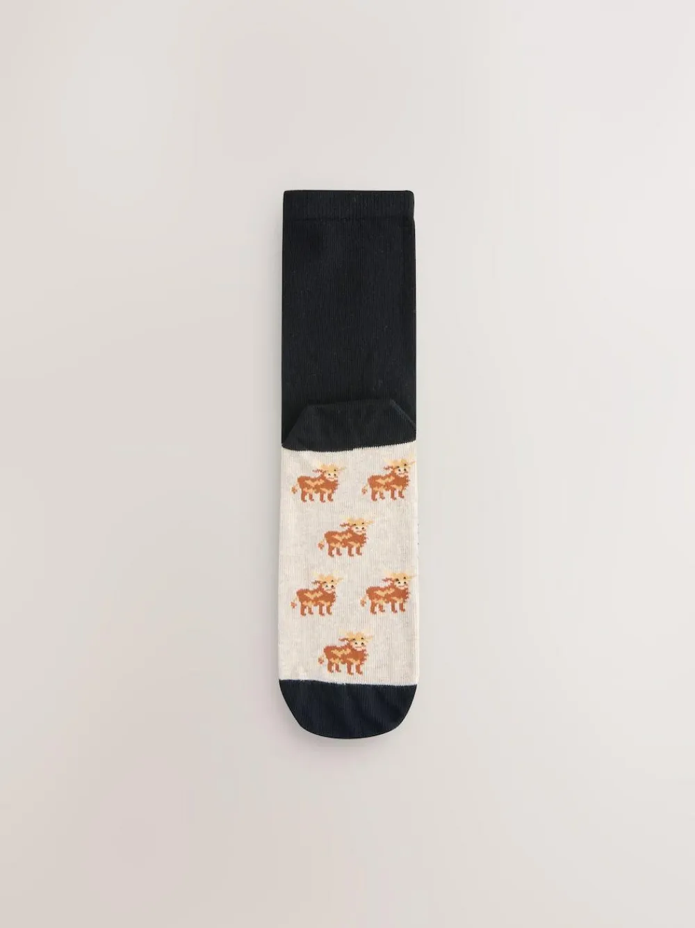 Next Hamish Highland Cow Footbed Ankle Socks 5 Pack^Women Socks & Tights