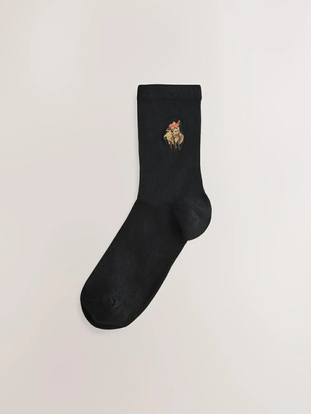 Next Hamish The Highland Cow / Tulips Embroidered Motif Ankle Socks 4 Pack^Women Socks & Tights