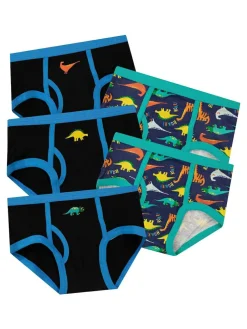 New Harry Bear Black Dinosuar 100% Cotton Underwear 5 Pack