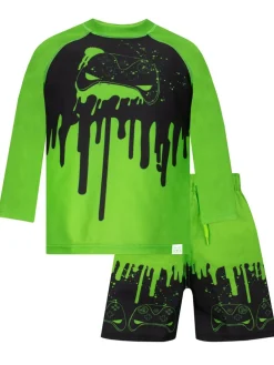 Online Harry Bear Black Gaming Swim Set