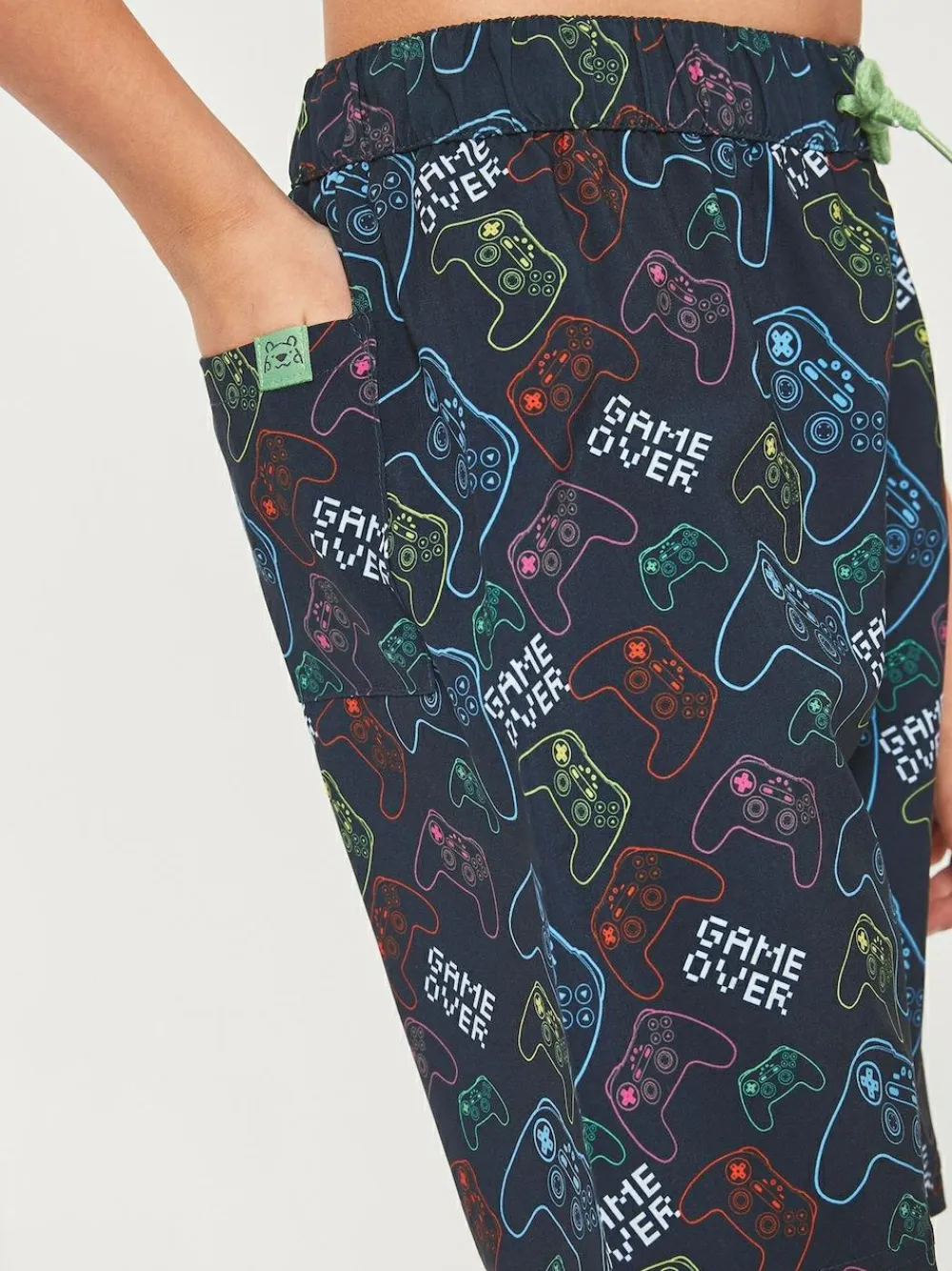 Harry Bear Blue Boys Gaming Swim Shorts