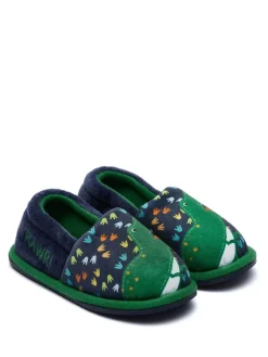 Sale Harry Bear Blue Dinosaur Printed Slippers