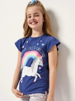 Harry Bear Grey Unicorn 100% Cotton Top And Short Set^ Shorts