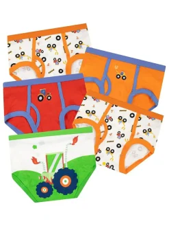 Online Harry Bear Multi Tractor 100% Cotton Underwears 5 Pack