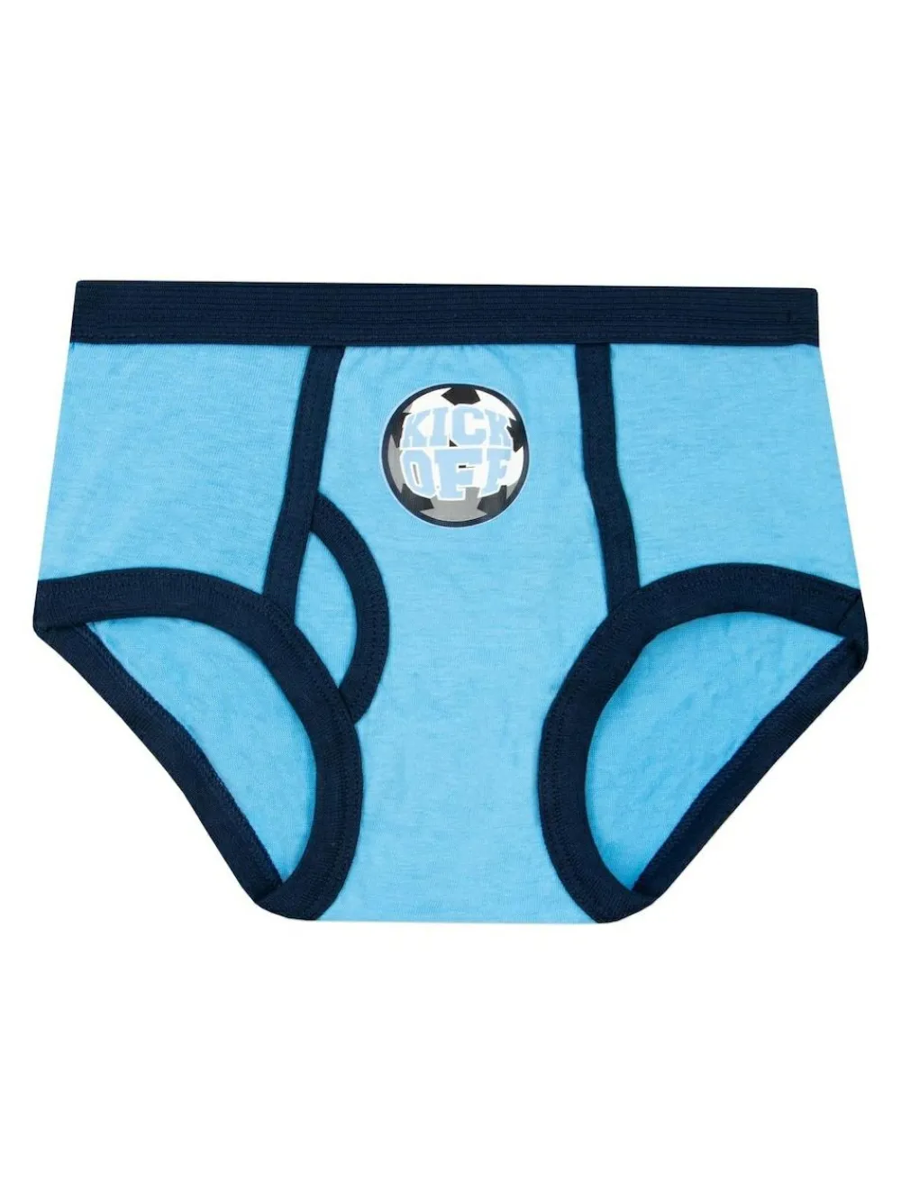 Harry Bear White Football 100% Cotton Underwear 5 Pack^BOY Underwear