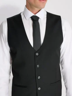 Online Harry Brown Raffi Slim Fit Suit Waistcoat Black