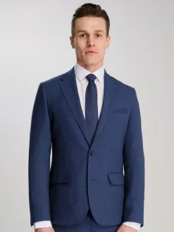 Harry Brown Slim Fit Suit Archie Melange Jacket^ Blue Suits
