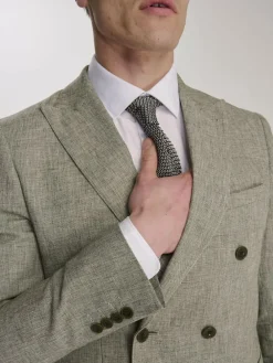 Harry Brown Giacomo Cotton Linen Double Breasted Suit Jacket^ Suits & Tuxedos