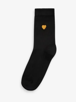 Next Embroidered Motif Ankle Socks 5 Pack^Women Nightwear|Socks & Tights