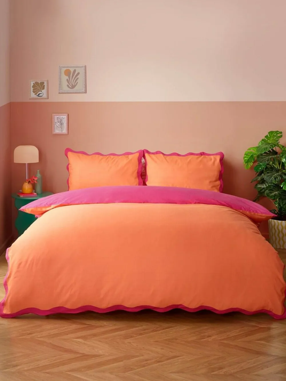 heya home Coral Scallop Duvet Set^ Branded Bedlinen