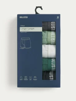 Discount Hollister Boxers 5 Pack Dark Green