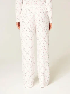 Best Hollister Cosy Wide leg White Pyjamas Bottoms