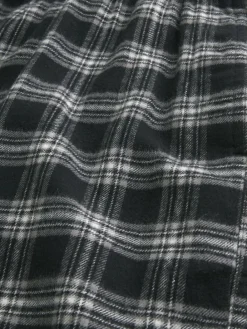 Outlet Hollister Flannel Check Pyjama Bottoms Grey