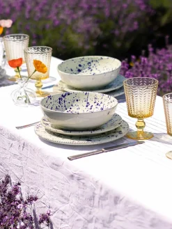 Hot Pottery 12 Piece Splatter Signature Dinner Set^ Branded Kitchenware|Dinner Sets & Pasta Bowls