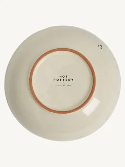 Outlet Hot Pottery 12 Piece Splatter Signature Dinner Set Pistachio