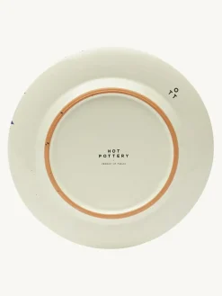 Discount Hot Pottery Set of 4 Splatter Side Plates Blueberry