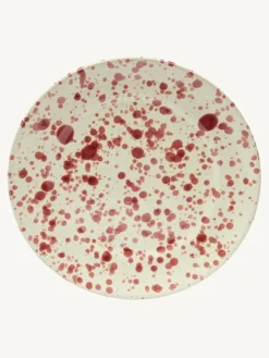 Hot Pottery Set of 4 Splatter Dinner Plates^ Dinner Sets & Pasta Bowls