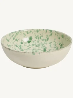 Hot Pottery Set of 4 Splatter Pasta Bowls^ Dinner Sets & Pasta Bowls