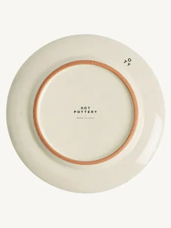 Hot Pottery Set of 4 Splatter Side Plates^ Dinner Sets & Pasta Bowls