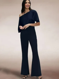 Online Hot Squash Blue Drop Shoulder Jumpsuit