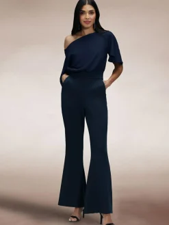 Online Hot Squash Blue Drop Shoulder Jumpsuit