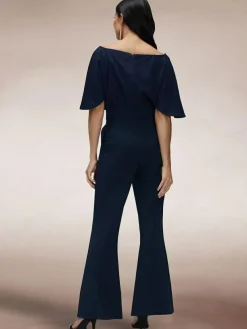 Online Hot Squash Blue Drop Shoulder Jumpsuit