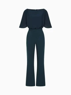 Online Hot Squash Blue Drop Shoulder Jumpsuit
