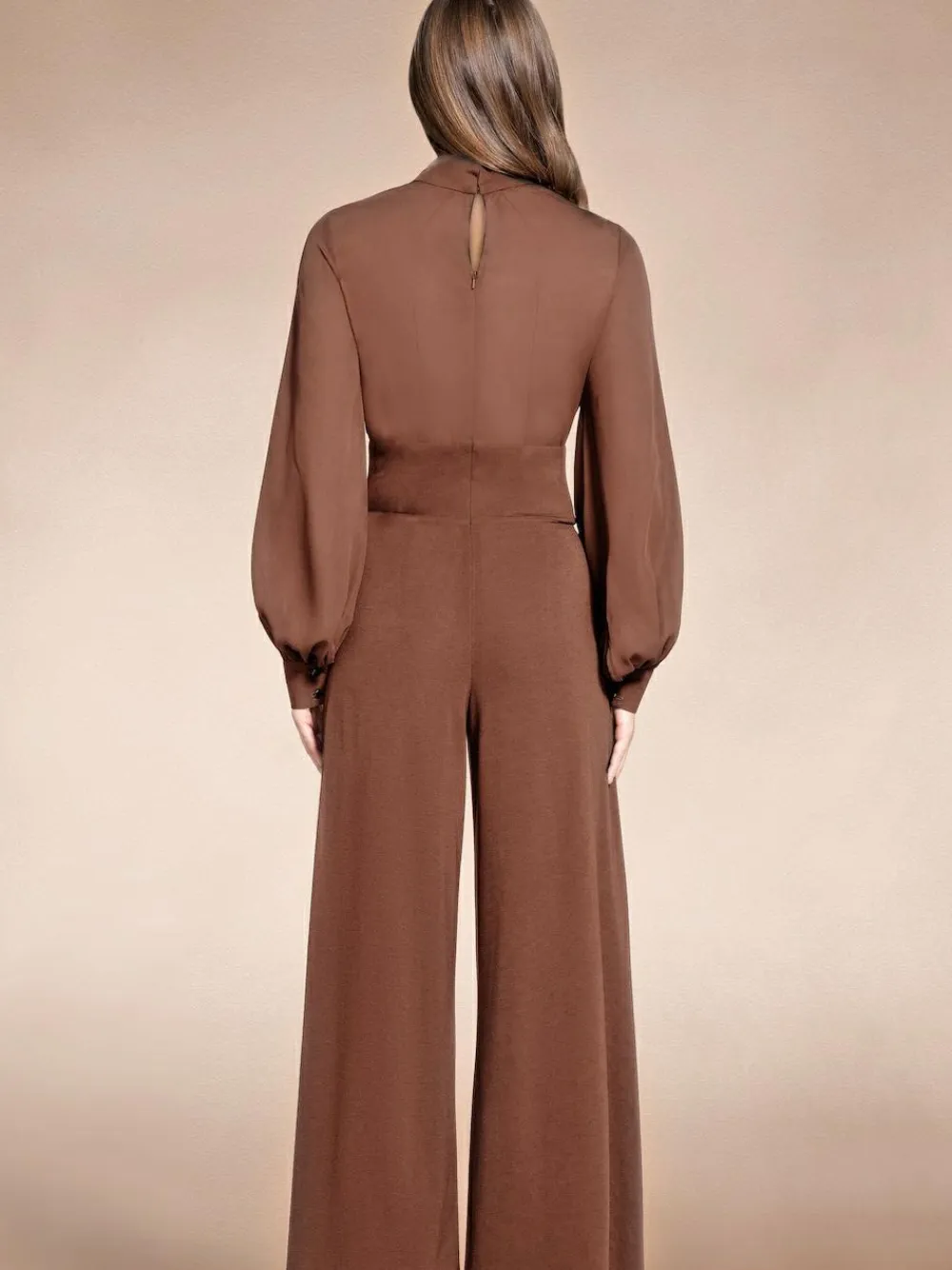 Hot Squash Wide Leg Jumpsuit with Blouson Sleeve^Women Jumpsuits & Playsuits