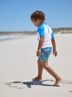 Next Rash Vest and Swim Shorts Set (3mths-7yrs)^BOY Swimwear|Swimwear