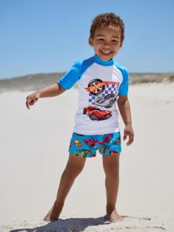 Next Rash Vest and Swim Shorts Set (3mths-7yrs)^BOY Swimwear|Swimwear