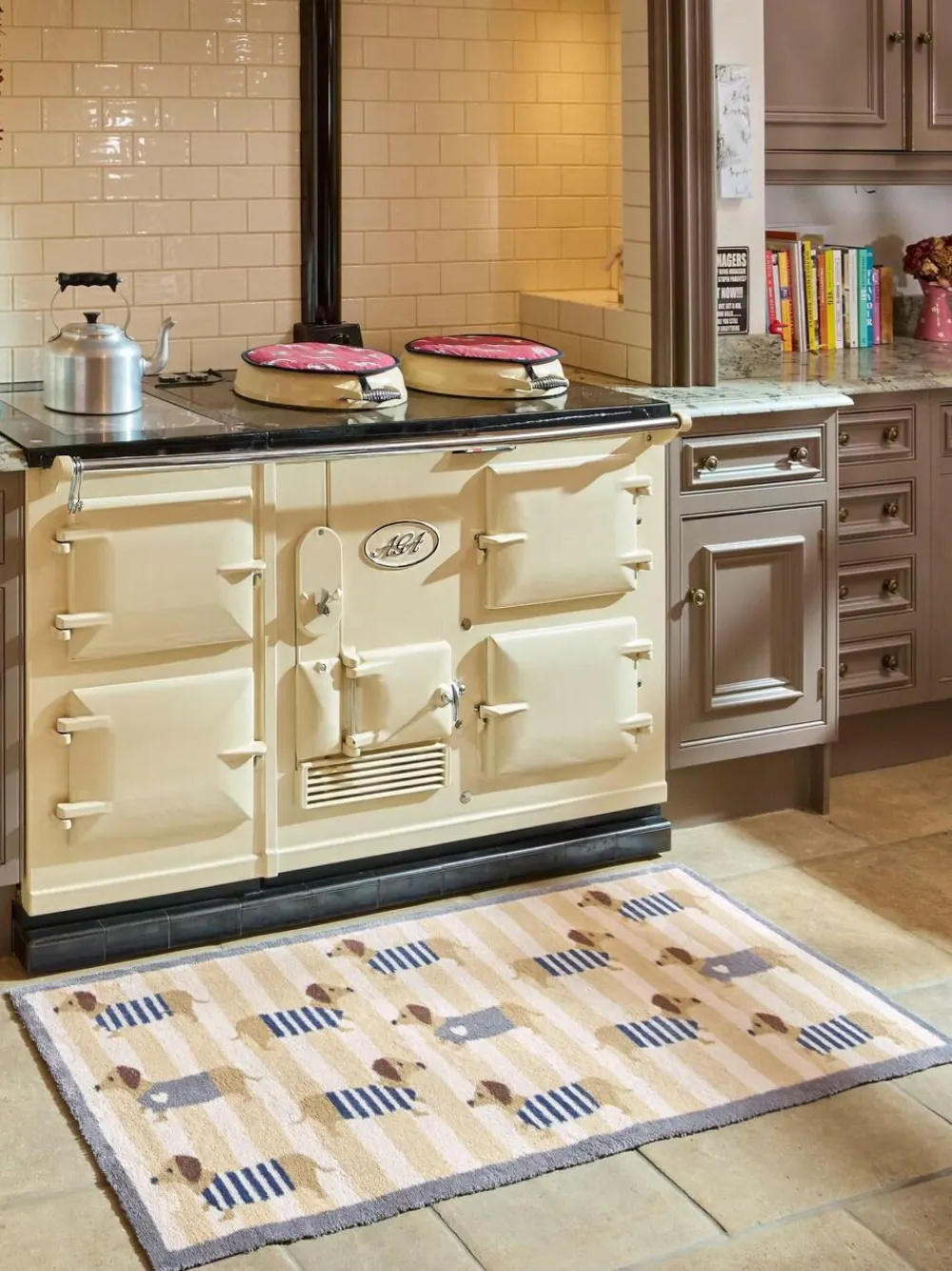 Hug Rug Beige Sausage Dog Chic Runner^ Rugs & Runners