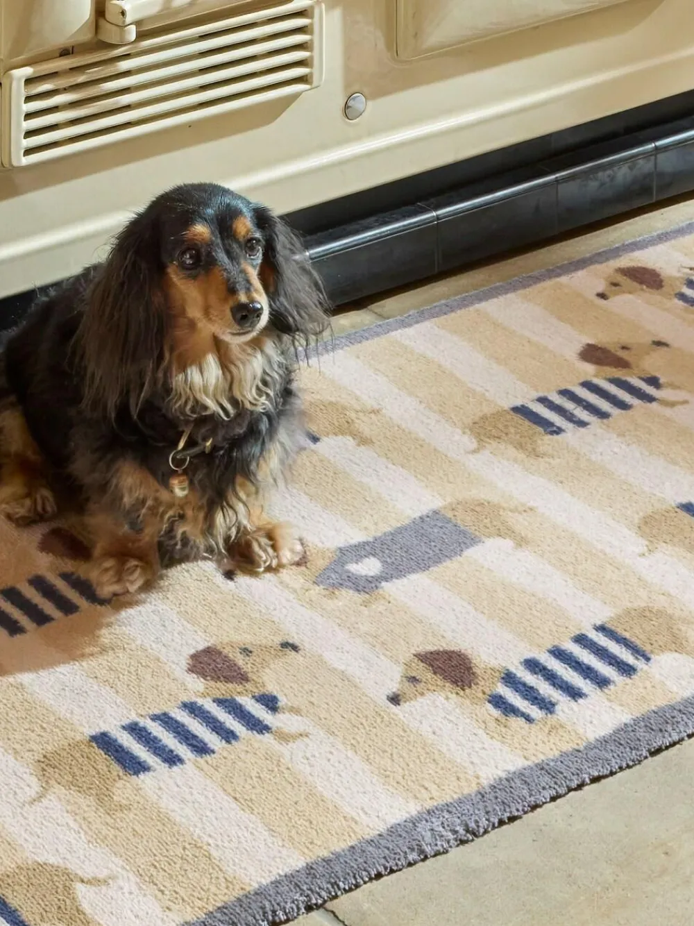 Hug Rug Beige Sausage Dog Chic Runner^ Rugs & Runners