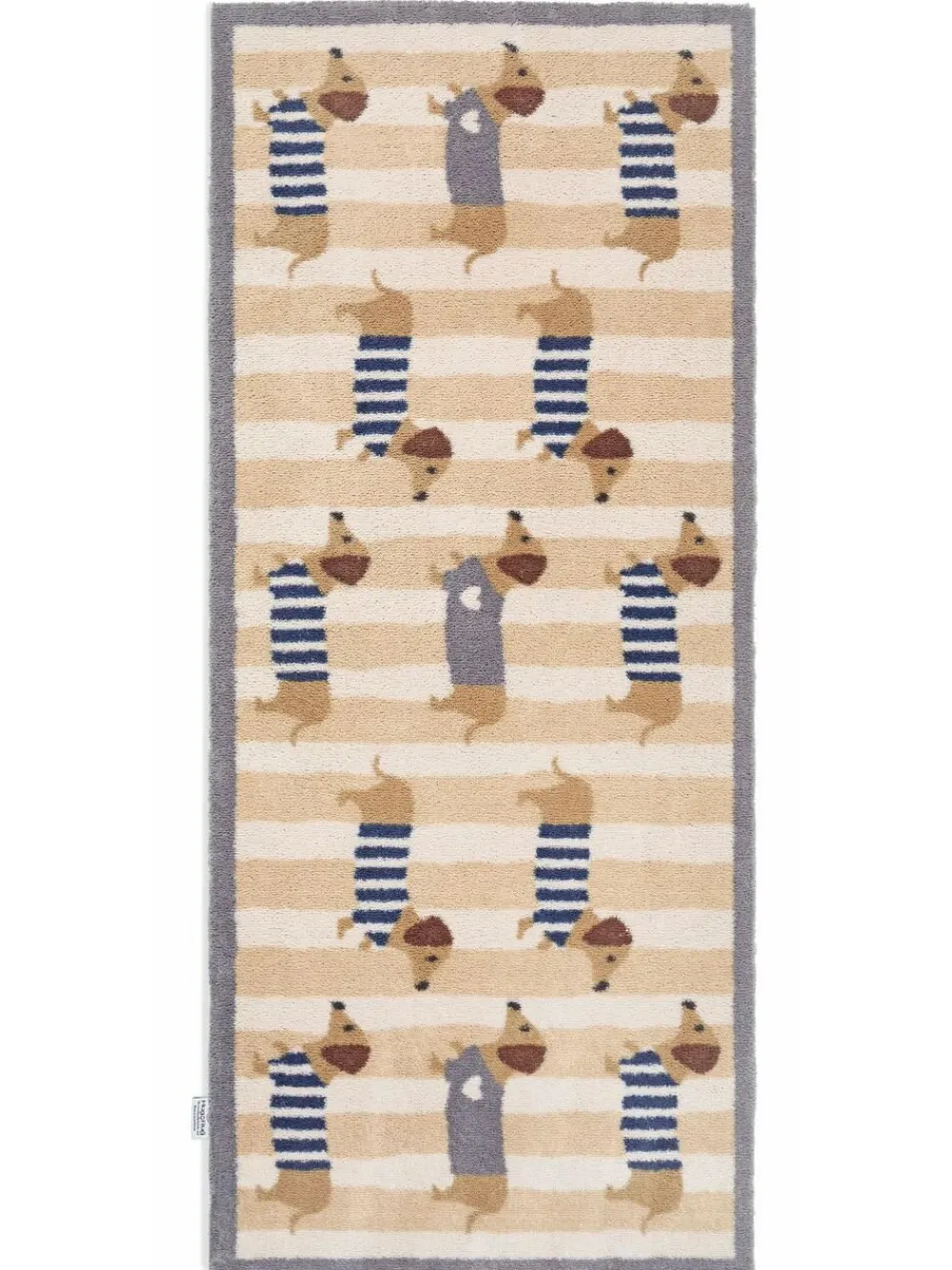 Hug Rug Beige Sausage Dog Chic Runner^ Rugs & Runners