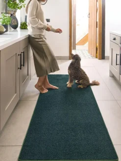 Clearance Hug Rug Sense Runner Forest Green