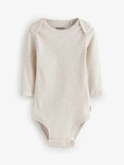 Huggies Baby Long Sleeve Envolope Neck Bodysuits 3 Pack Grey