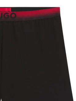 Outlet HUGO Black Gradient Band Shorts