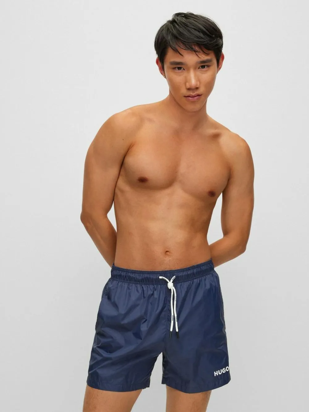 HUGO Contrast Logo Lined Swim Shorts^ Swimwear